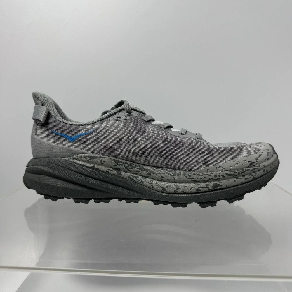 Brand New Hoka Speedgoat 6 Grey Blue 1147791 GCG Running Trail Men's Size 8.5